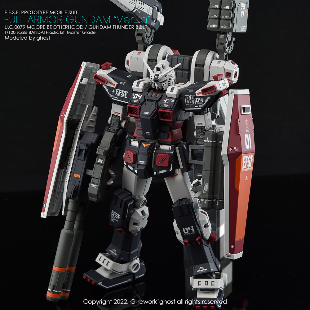 G-REWORK - [MG] FULL ARMOR GUNDAM Ver.Ka [GUNDAM THUNDERBOLT] Water Decal