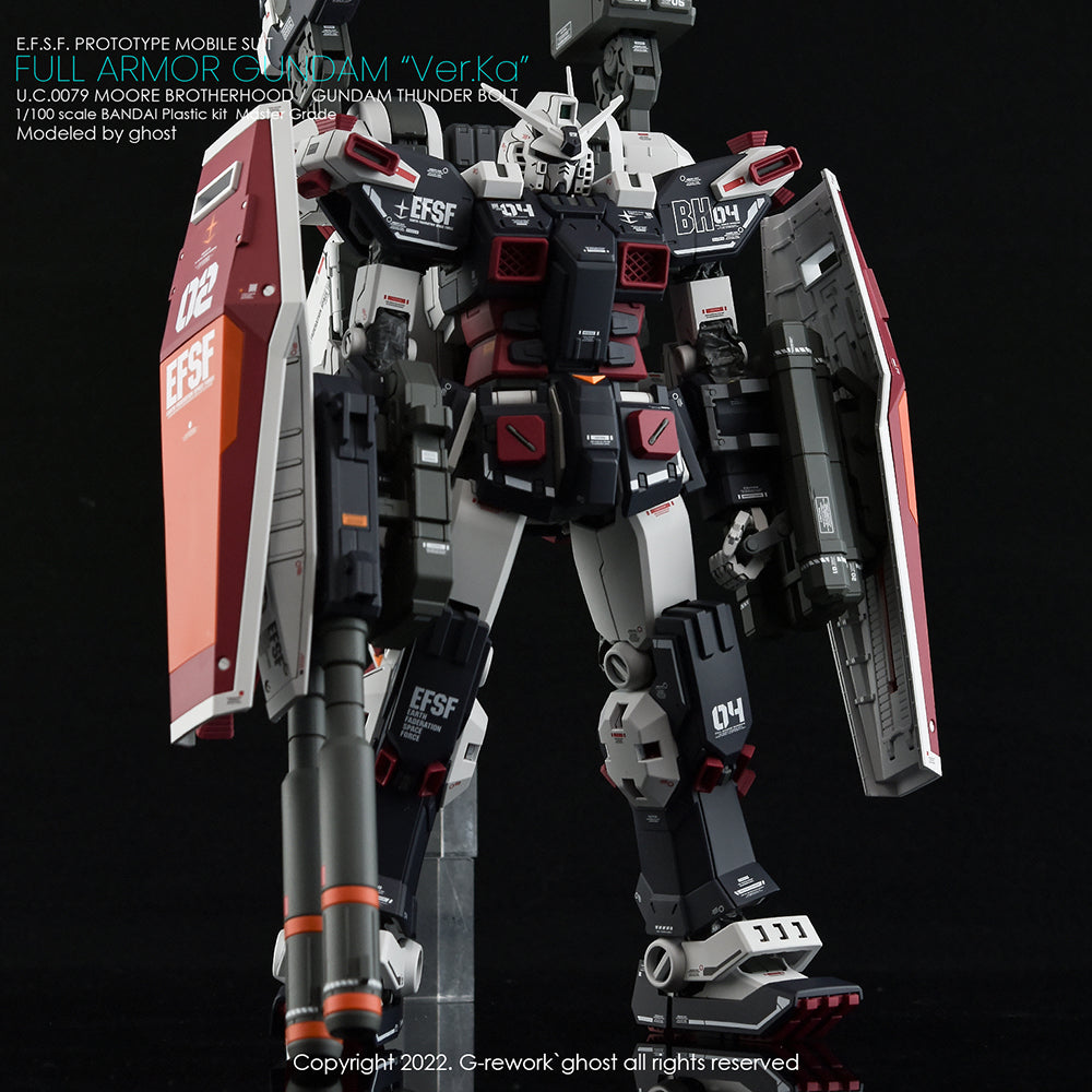 G-REWORK - [MG] FULL ARMOR GUNDAM Ver.Ka [GUNDAM THUNDERBOLT] Water Decal