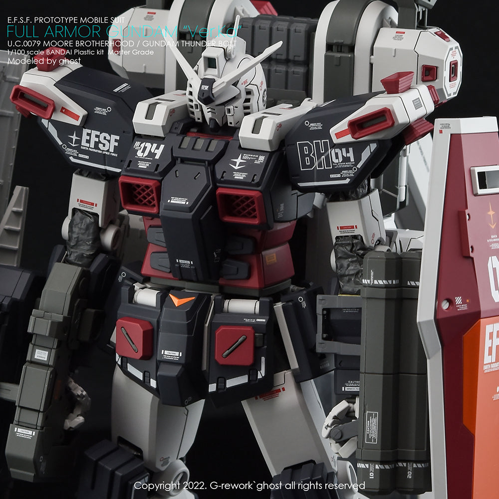 G-REWORK - [MG] FULL ARMOR GUNDAM Ver.Ka [GUNDAM THUNDERBOLT] Water Decal