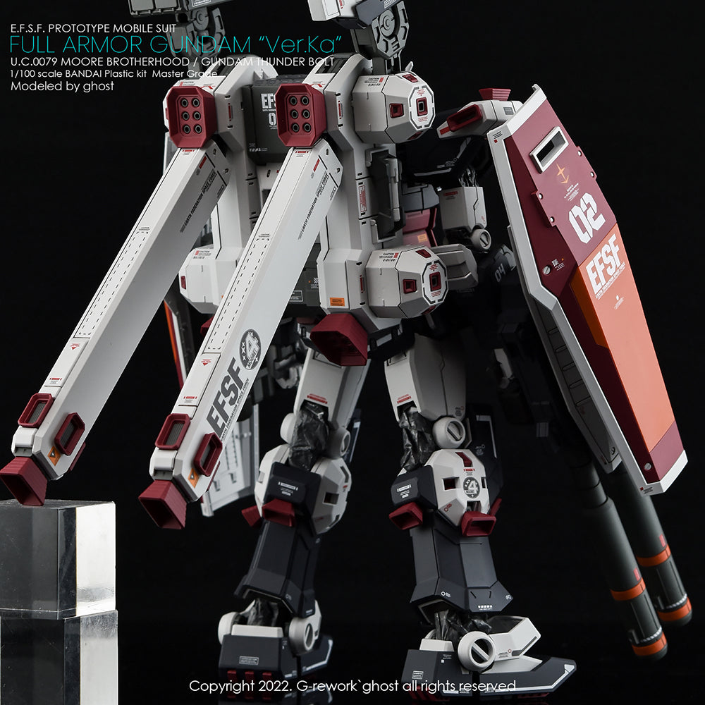 G-REWORK - [MG] FULL ARMOR GUNDAM Ver.Ka [GUNDAM THUNDERBOLT] Water Decal