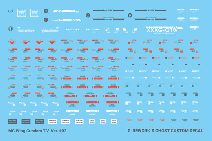 G-REWORK - [MG]  WING GUNDAM TV.Ver Water Decal