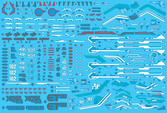 MG Justice WATER DECAL