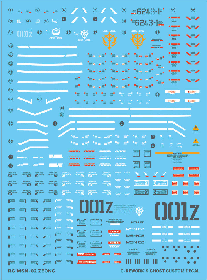 G-REWORK - [RG] ZEONG Water Decal