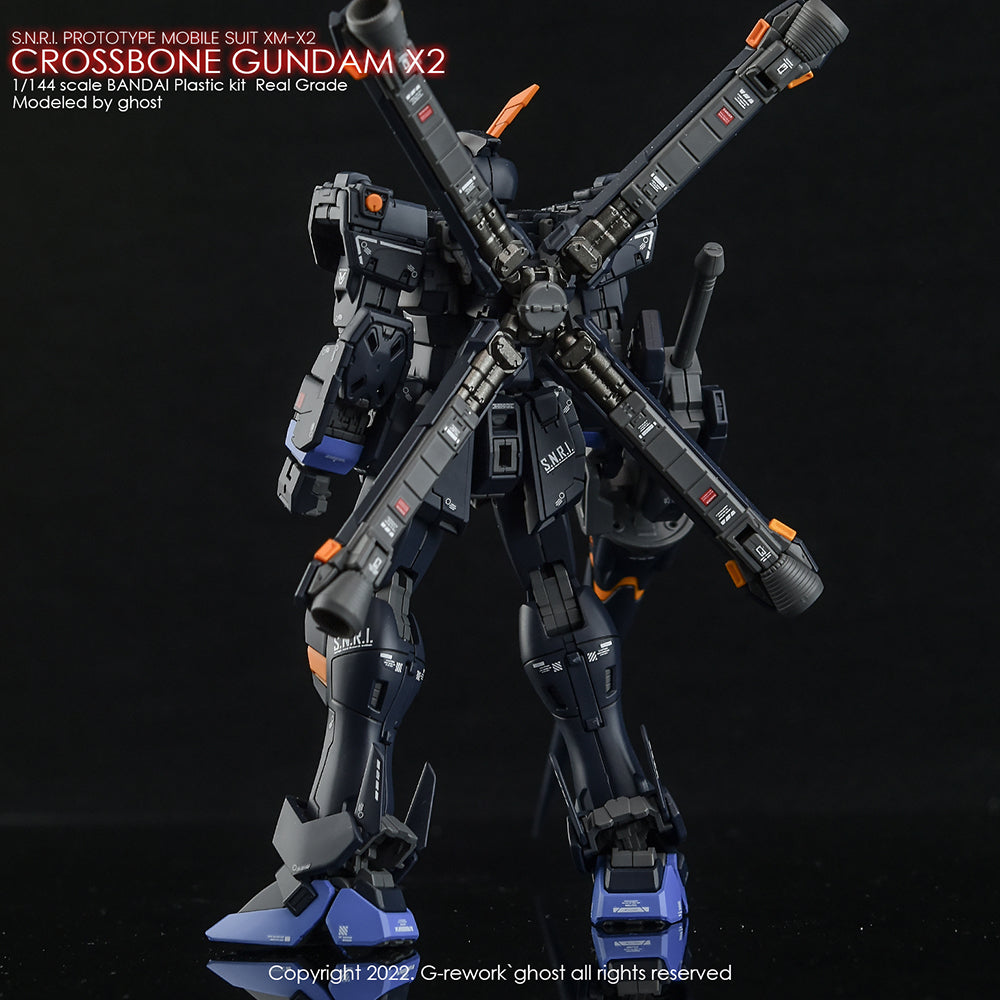 G-REWORK - [RG] CROSSBONE GUNDAM X2 Water Decal