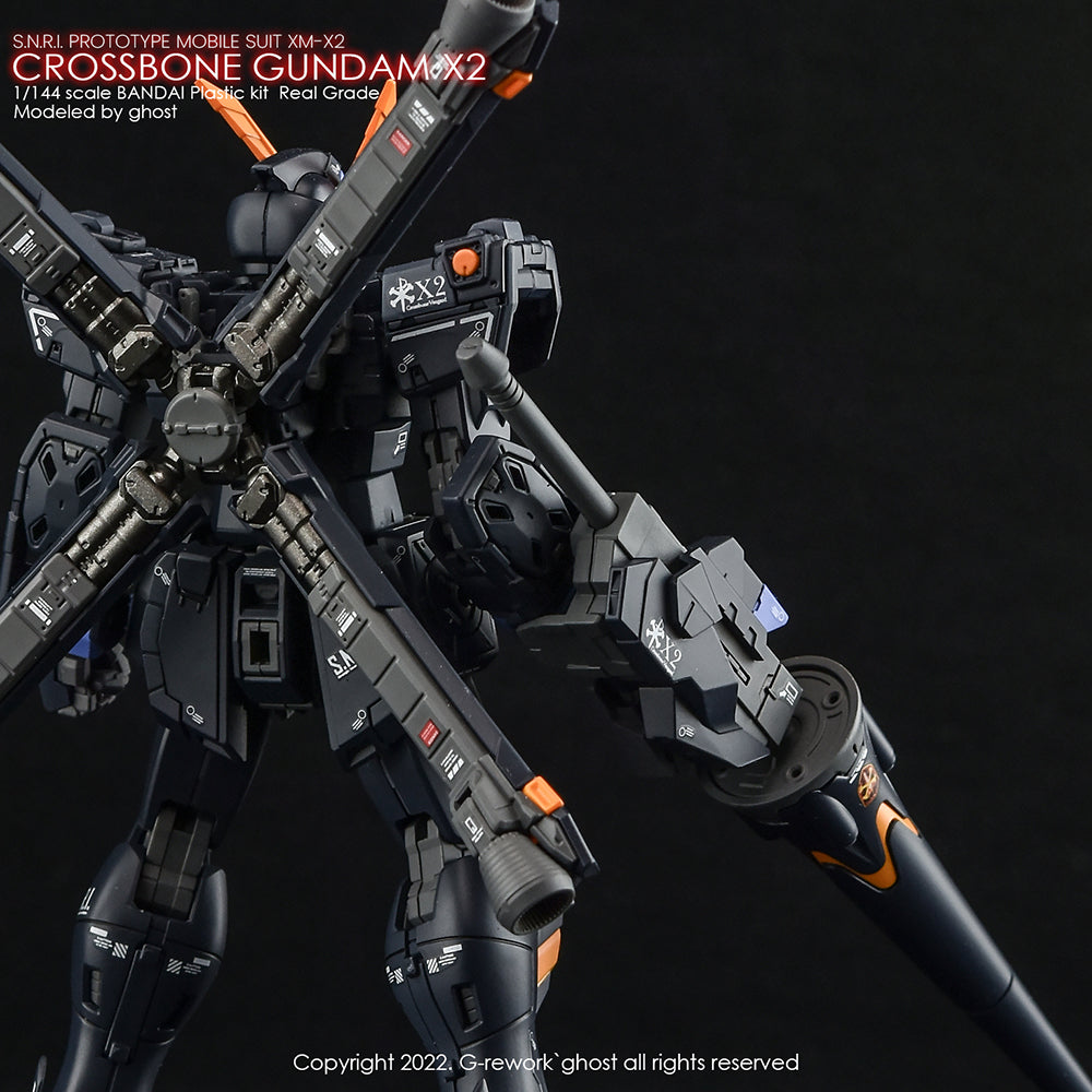 G-REWORK - [RG] CROSSBONE GUNDAM X2 Water Decal