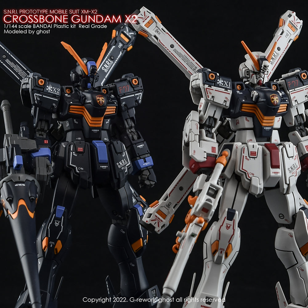 G-REWORK - [RG] CROSSBONE GUNDAM X2 Water Decal