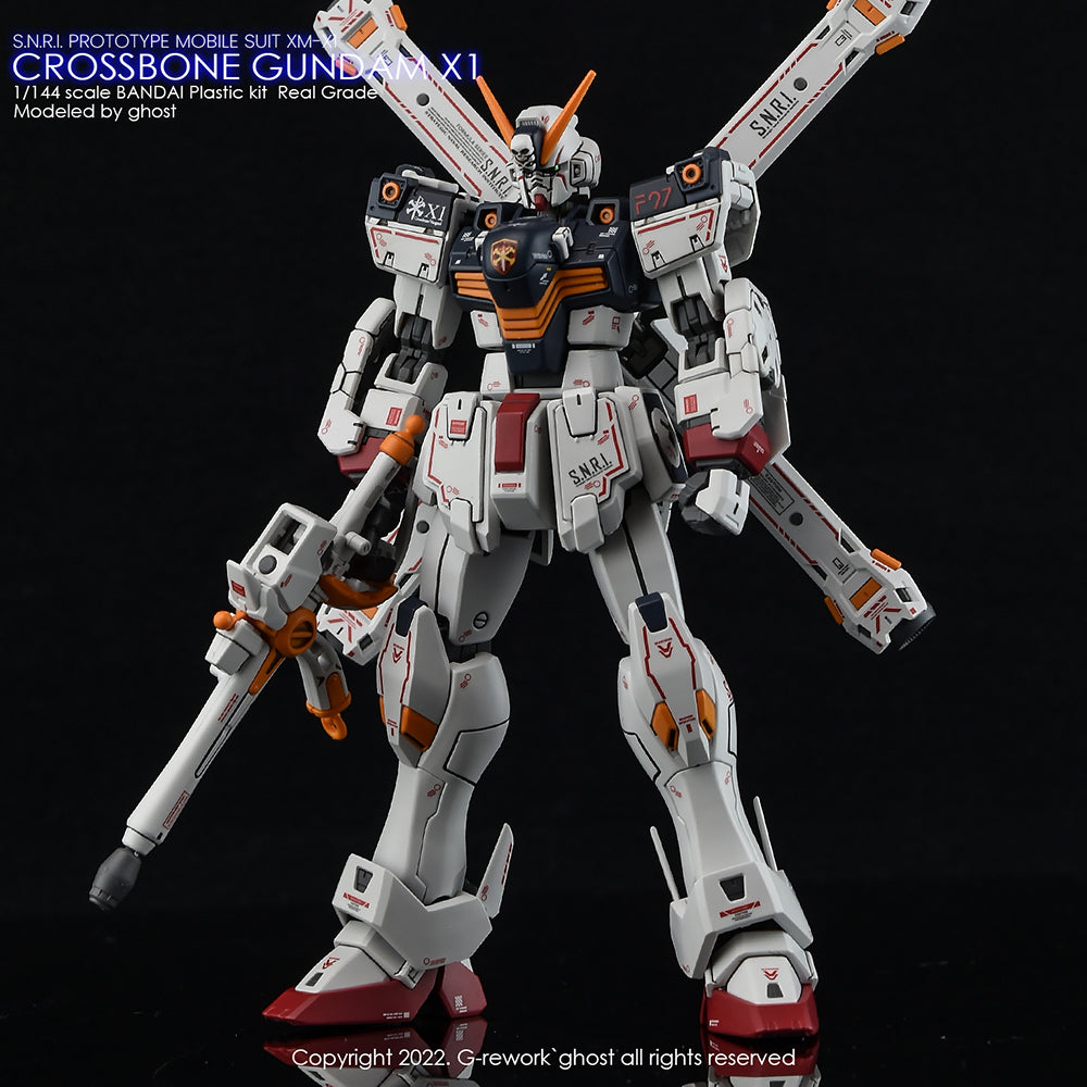 G-REWORK - [RG] CROSSBONE GUNDAM X1 Water Decal