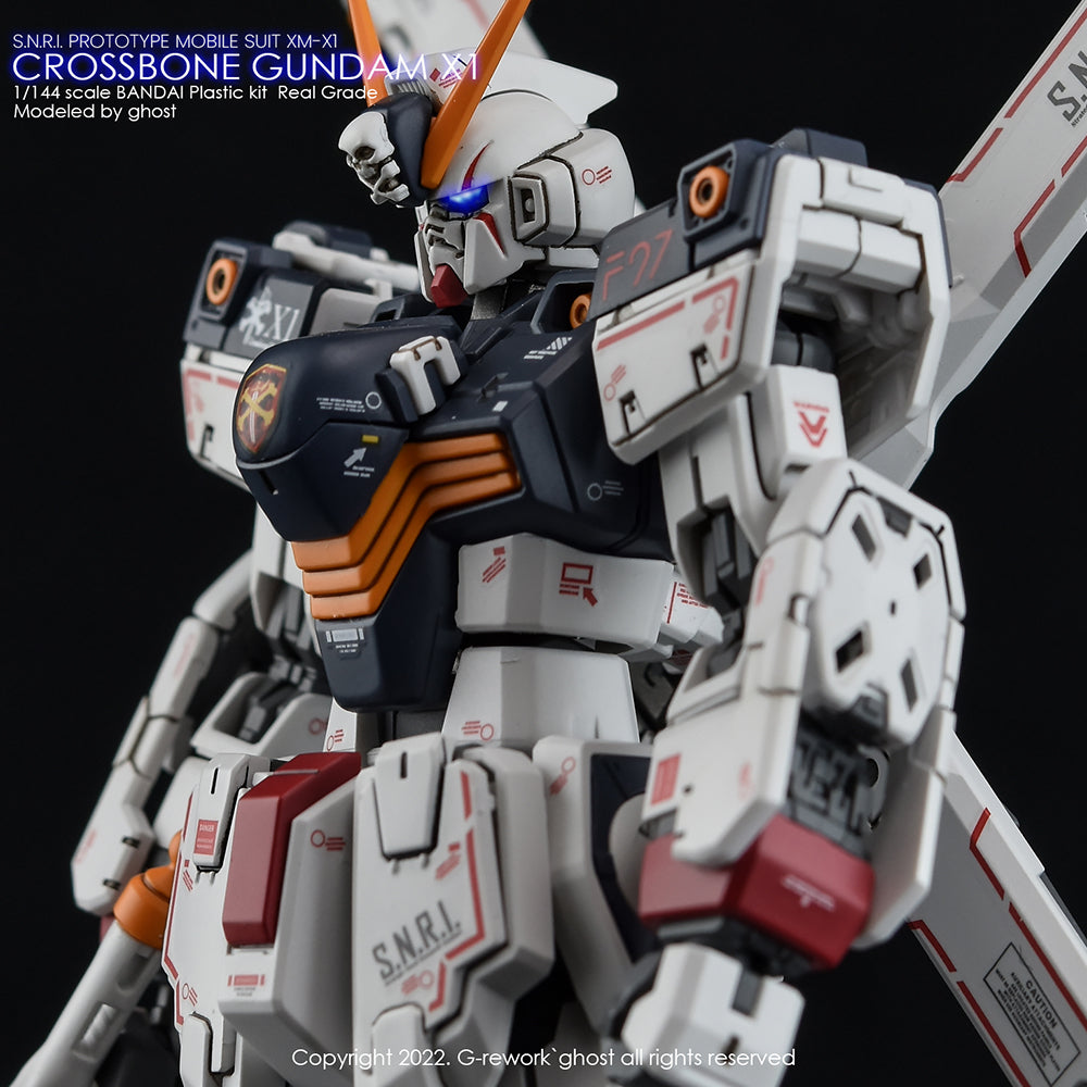 G-REWORK - [RG] CROSSBONE GUNDAM X1 Water Decal