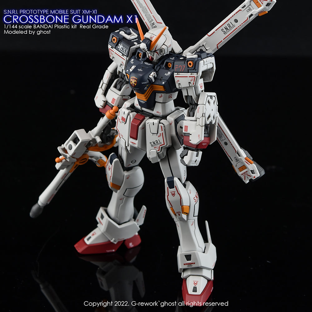 G-REWORK - [RG] CROSSBONE GUNDAM X1 Water Decal