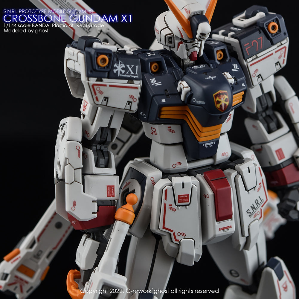 G-REWORK - [RG] CROSSBONE GUNDAM X1 Water Decal
