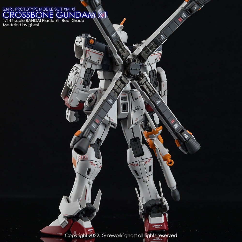 G-REWORK - [RG] CROSSBONE GUNDAM X1 Water Decal