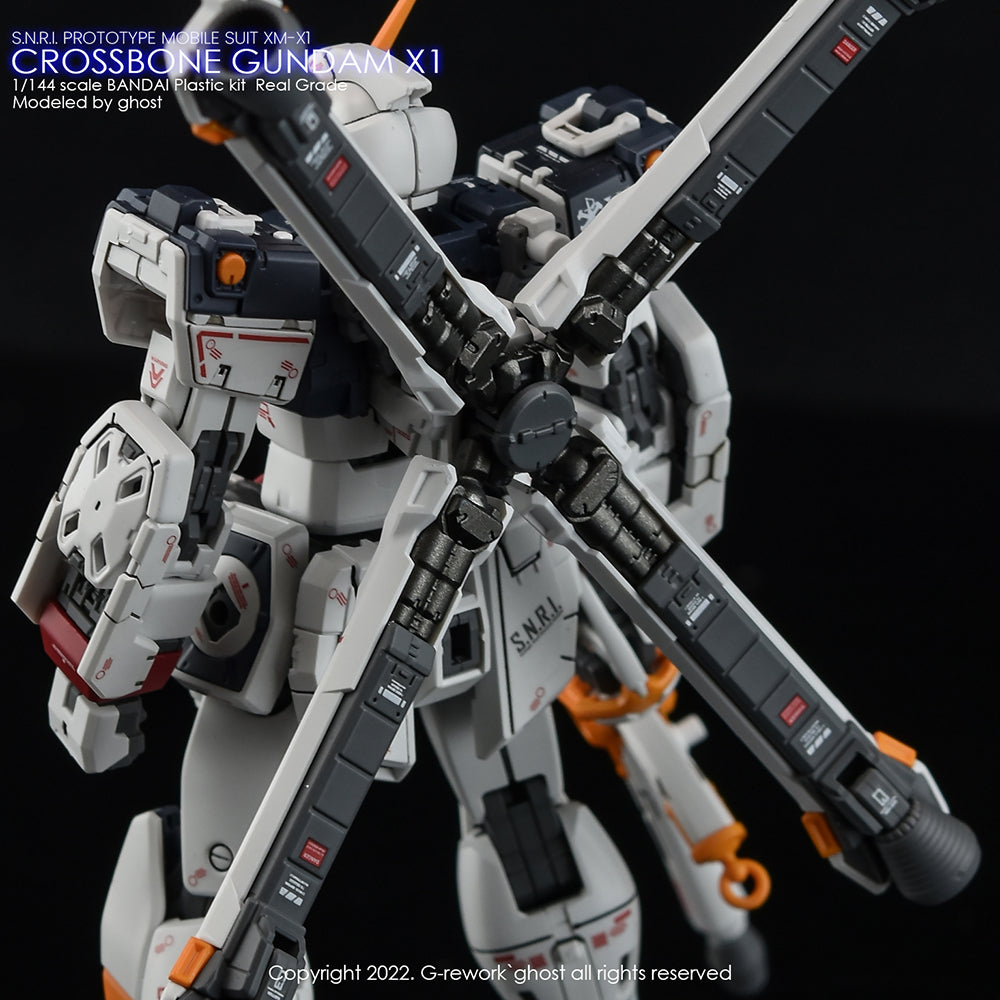 G-REWORK - [RG] CROSSBONE GUNDAM X1 Water Decal