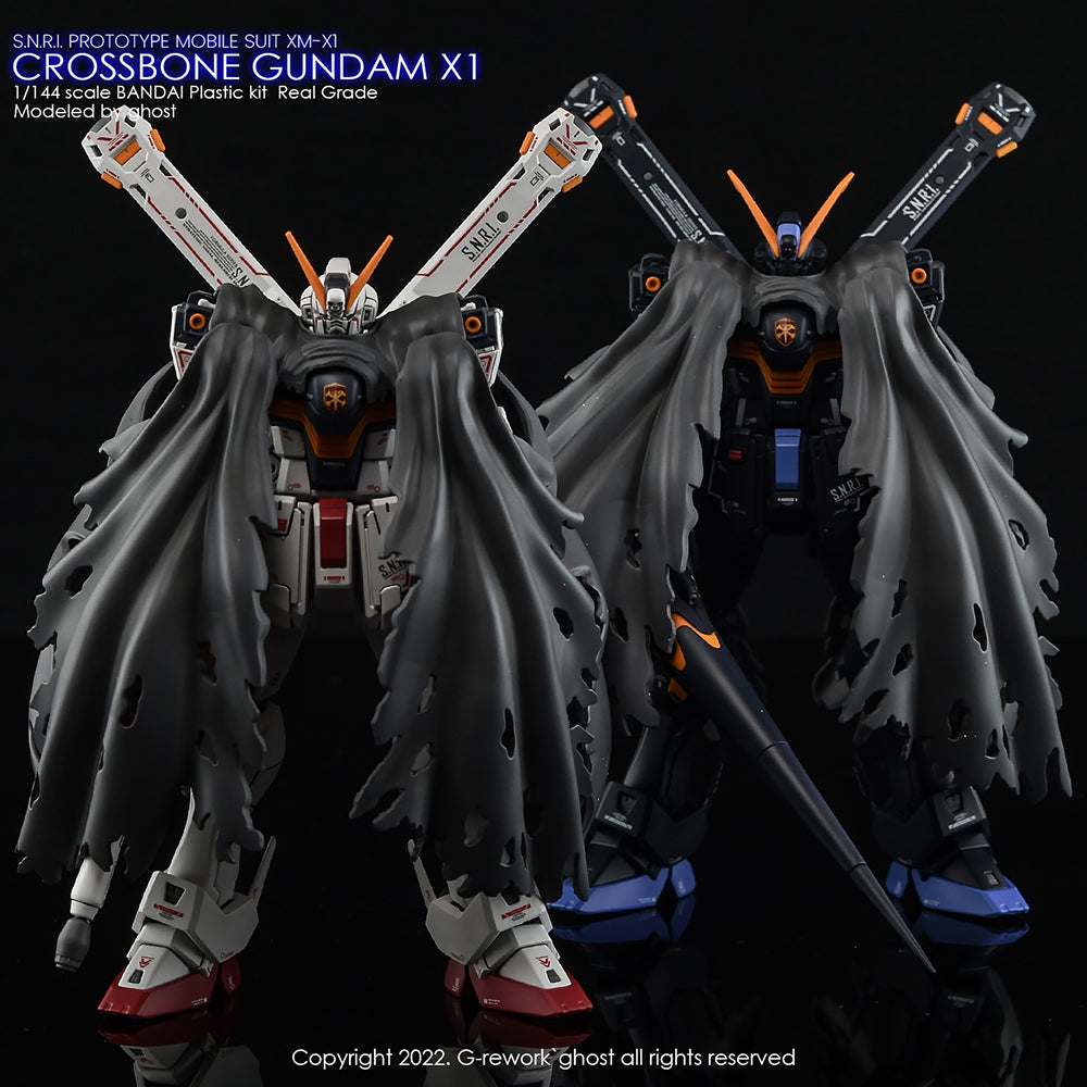 G-REWORK - [RG] CROSSBONE GUNDAM X1 Water Decal