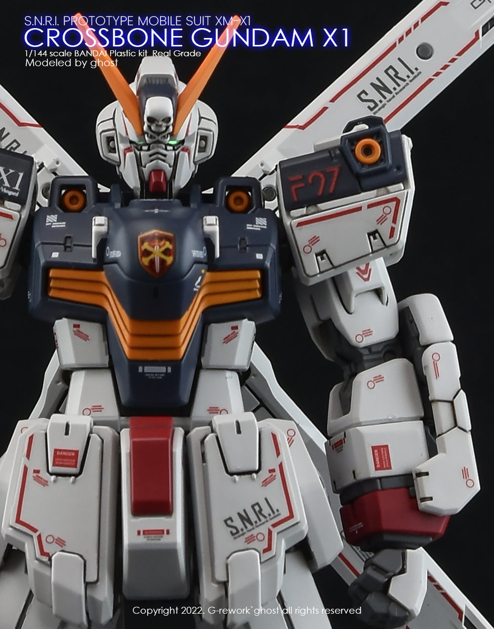 G-REWORK - [RG] CROSSBONE GUNDAM X1 Water Decal
