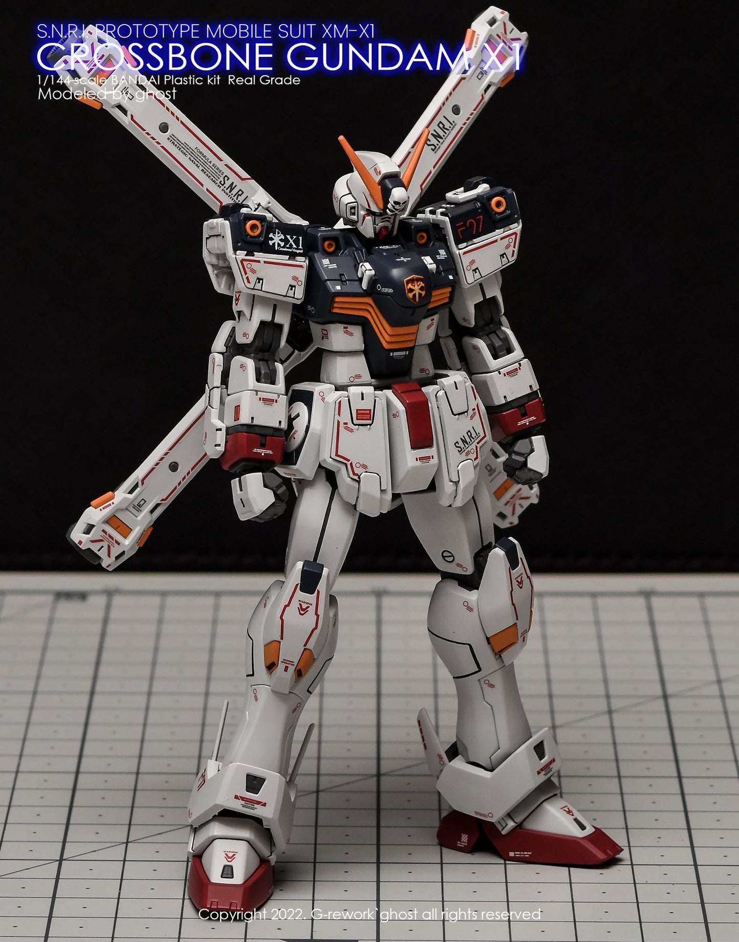 G-REWORK - [RG] CROSSBONE GUNDAM X1 Water Decal