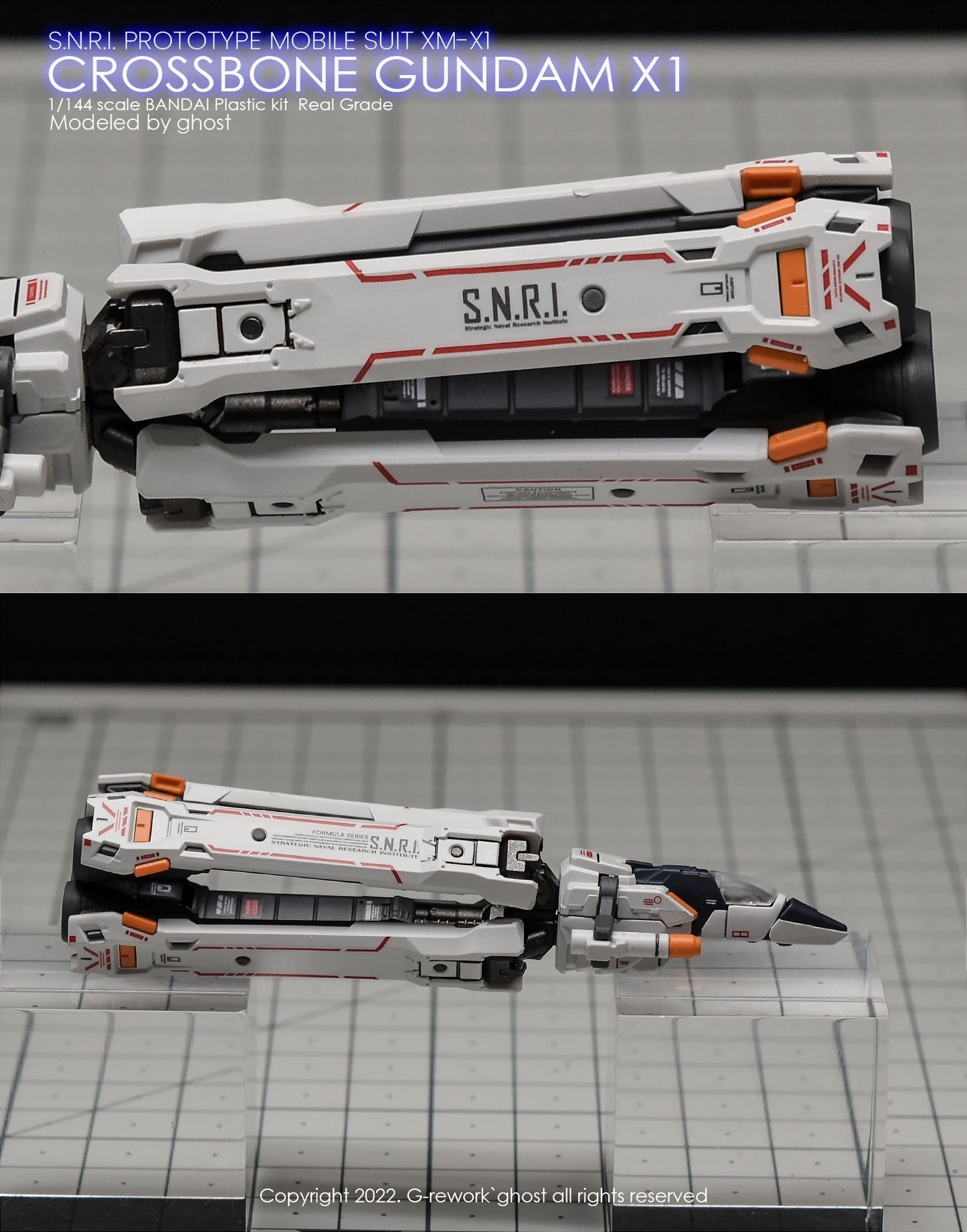 G-REWORK - [RG] CROSSBONE GUNDAM X1 Water Decal