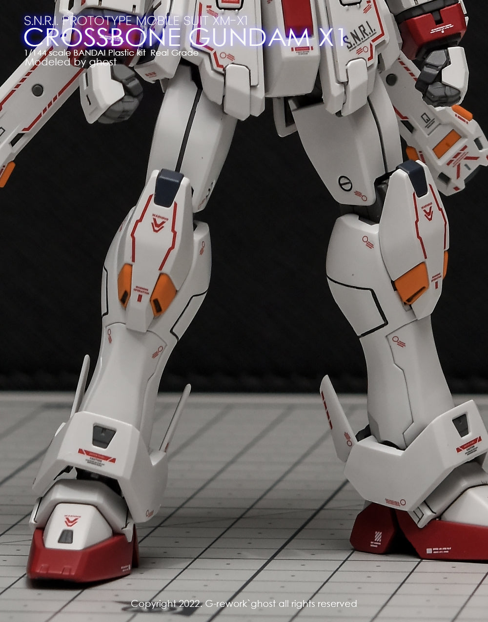 G-REWORK - [RG] CROSSBONE GUNDAM X1 Water Decal