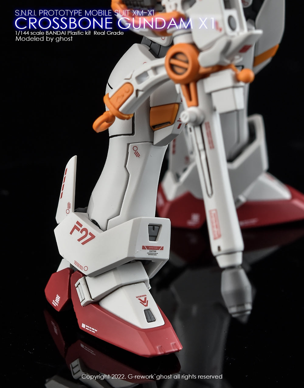 G-REWORK - [RG] CROSSBONE GUNDAM X1 Water Decal