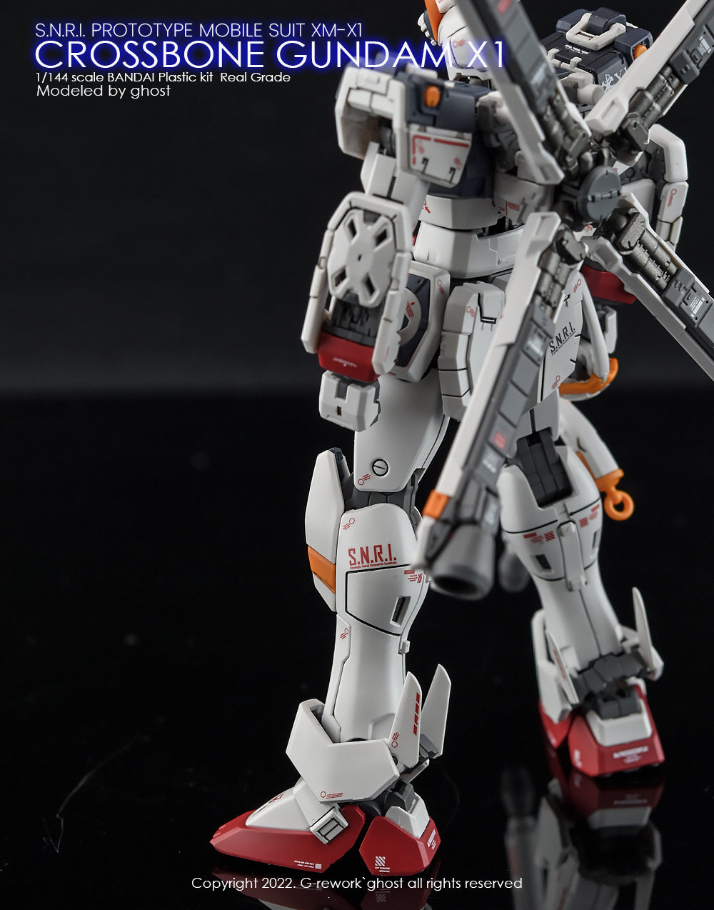 G-REWORK - [RG] CROSSBONE GUNDAM X1 Water Decal