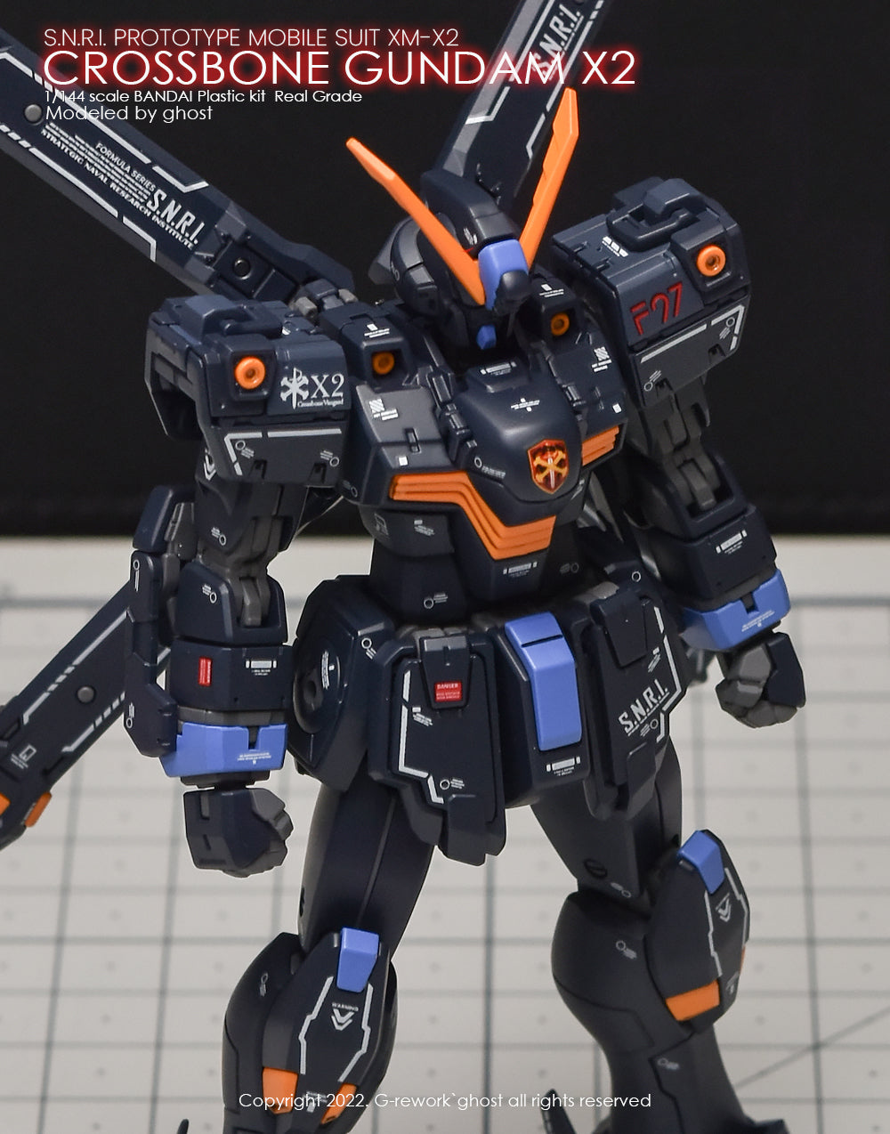 G-REWORK - [RG] CROSSBONE GUNDAM X2 Water Decal