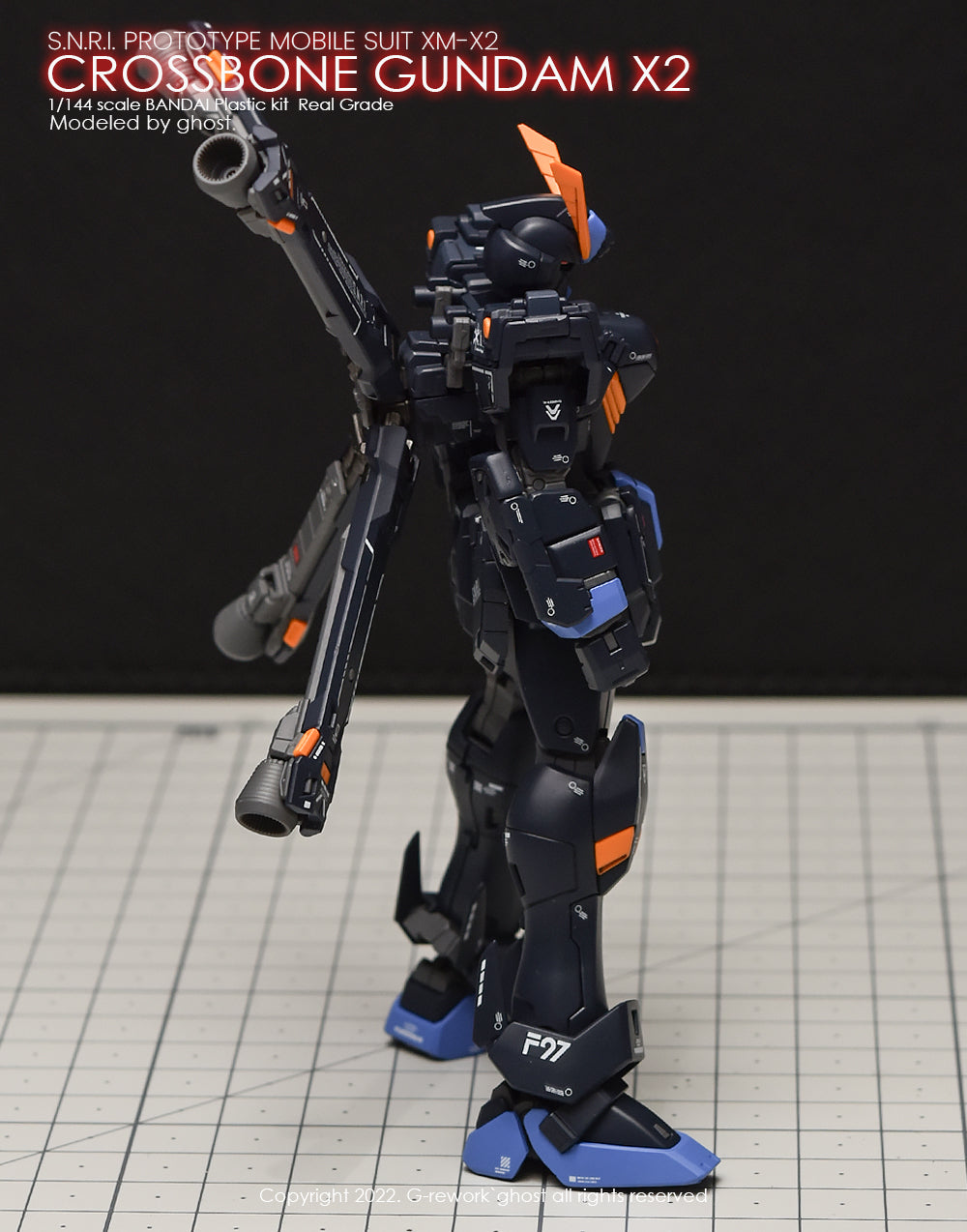 G-REWORK - [RG] CROSSBONE GUNDAM X2 Water Decal