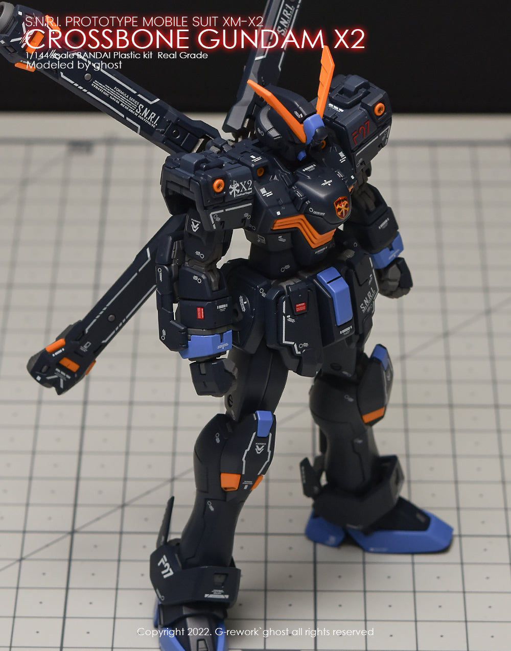 G-REWORK - [RG] CROSSBONE GUNDAM X2 Water Decal