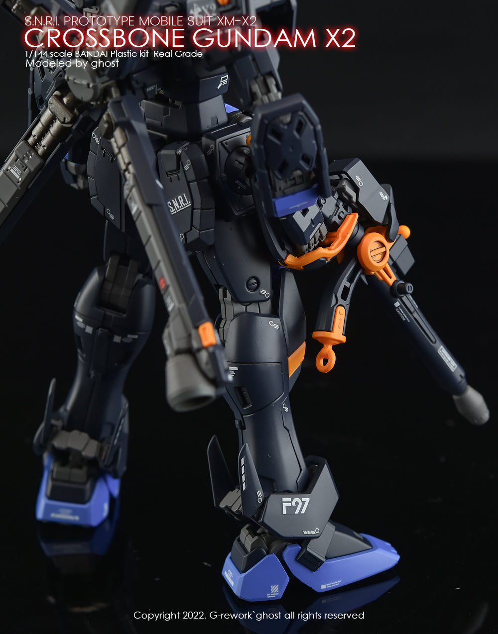 G-REWORK - [RG] CROSSBONE GUNDAM X2 Water Decal