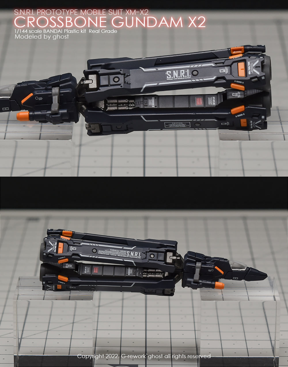 G-REWORK - [RG] CROSSBONE GUNDAM X2 Water Decal