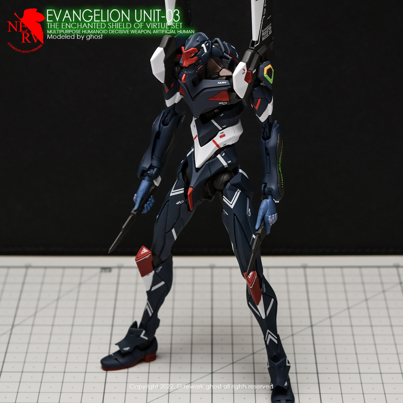 G-REWORK - [RG] EVANGELION 03 SHIELD SET Water Decal