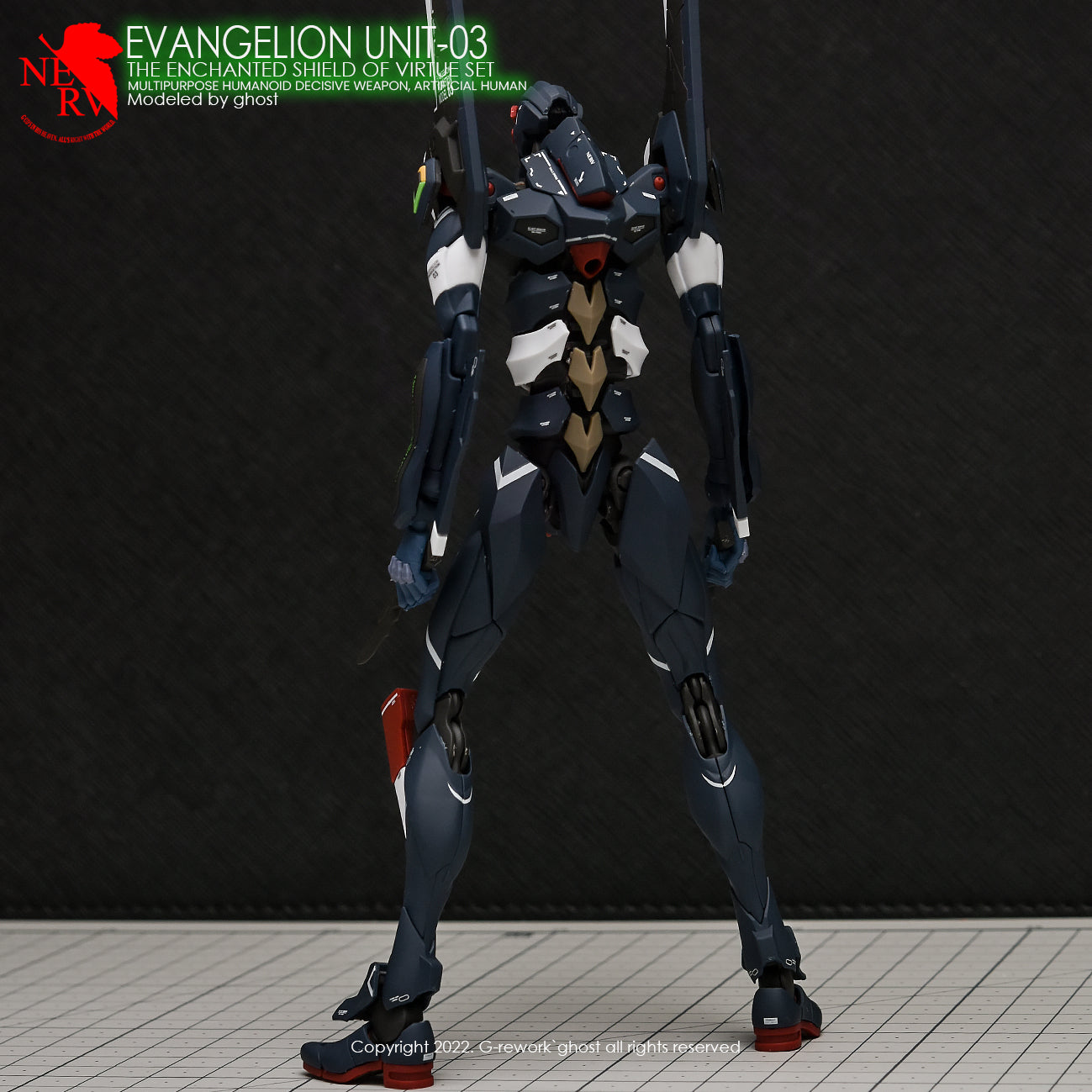 G-REWORK - [RG] EVANGELION 03 SHIELD SET Water Decal