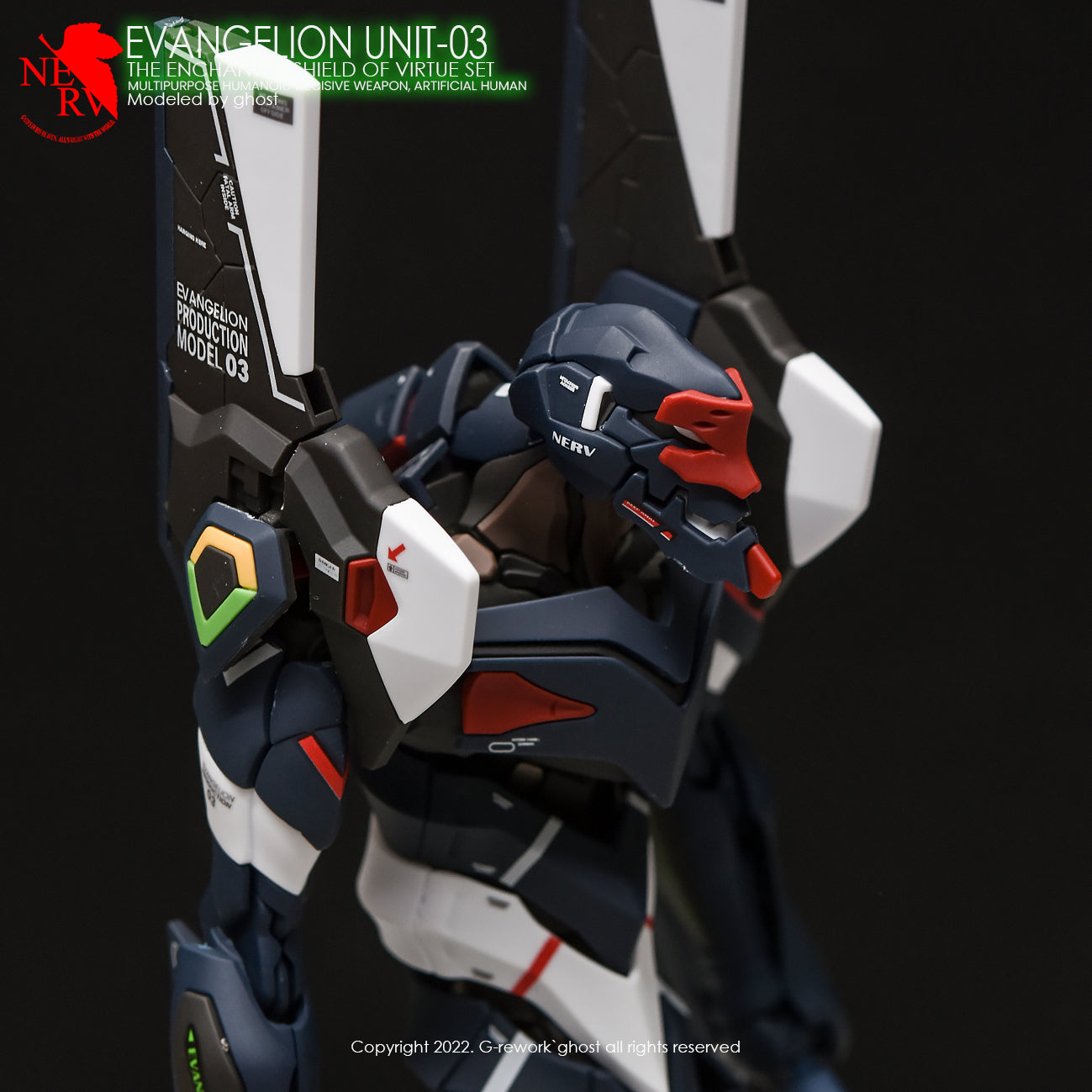 G-REWORK - [RG] EVANGELION 03 SHIELD SET Water Decal