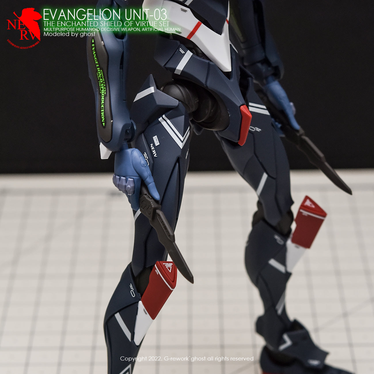 G-REWORK - [RG] EVANGELION 03 SHIELD SET Water Decal