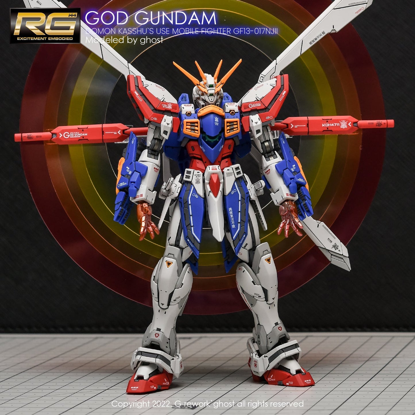 G-REWORK - [RG] GOD GUNDAM Water Decal
