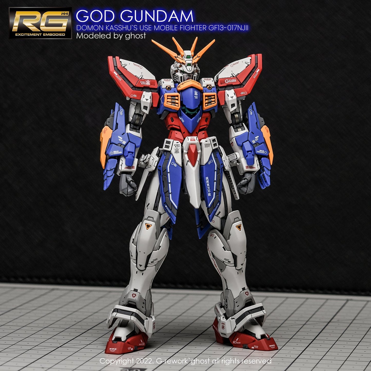 G-REWORK - [RG] GOD GUNDAM Water Decal