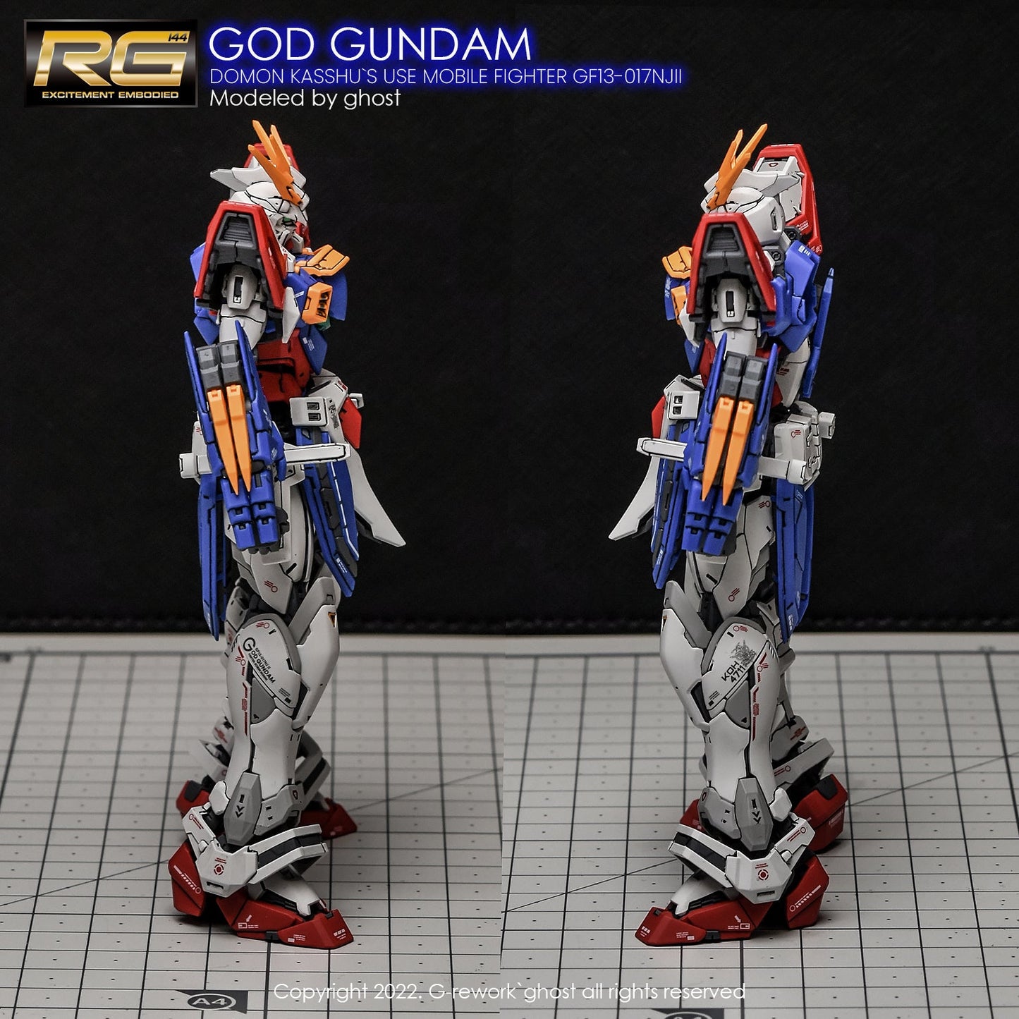 G-REWORK - [RG] GOD GUNDAM Water Decal