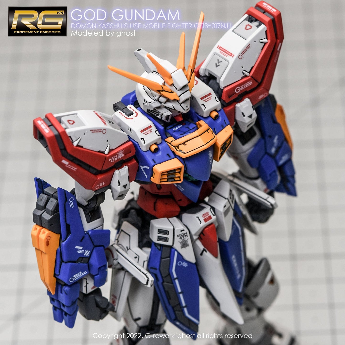 G-REWORK - [RG] GOD GUNDAM Water Decal