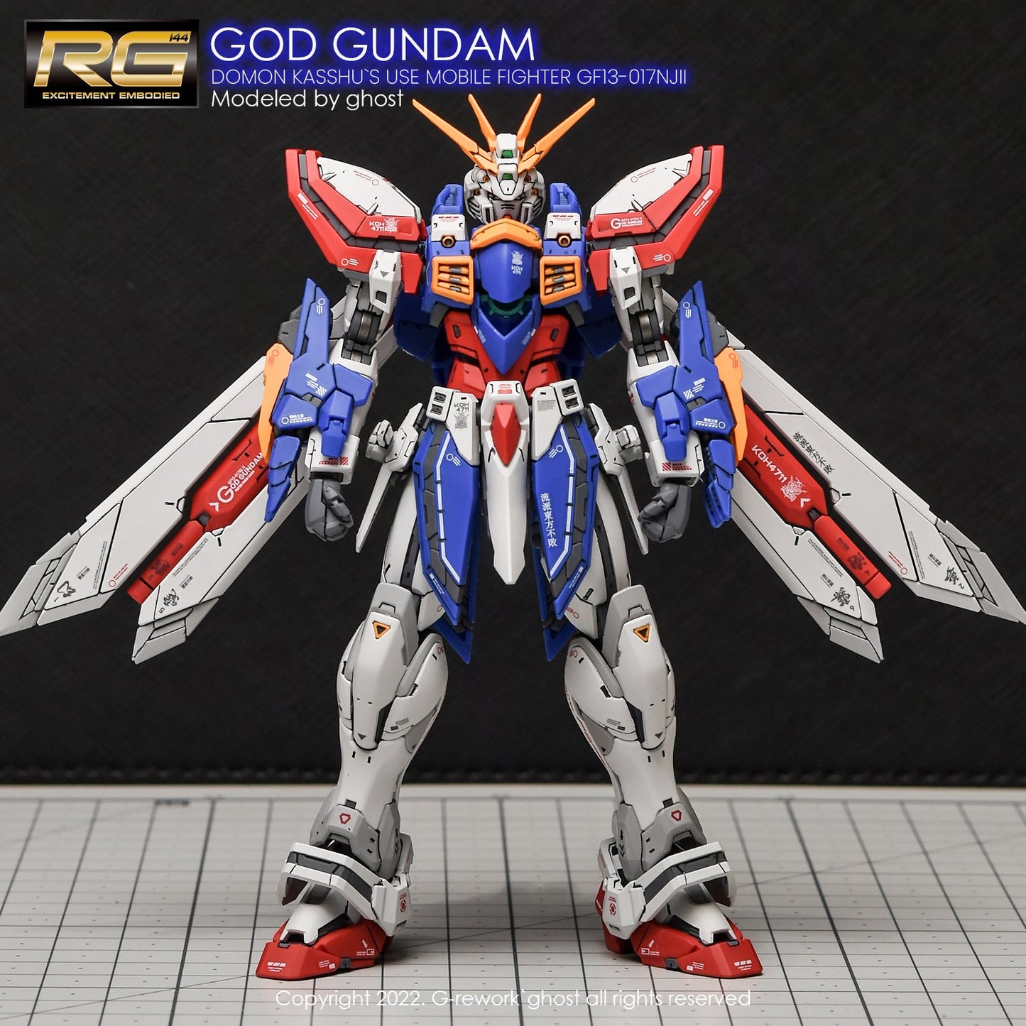 G-REWORK - [RG] GOD GUNDAM Water Decal