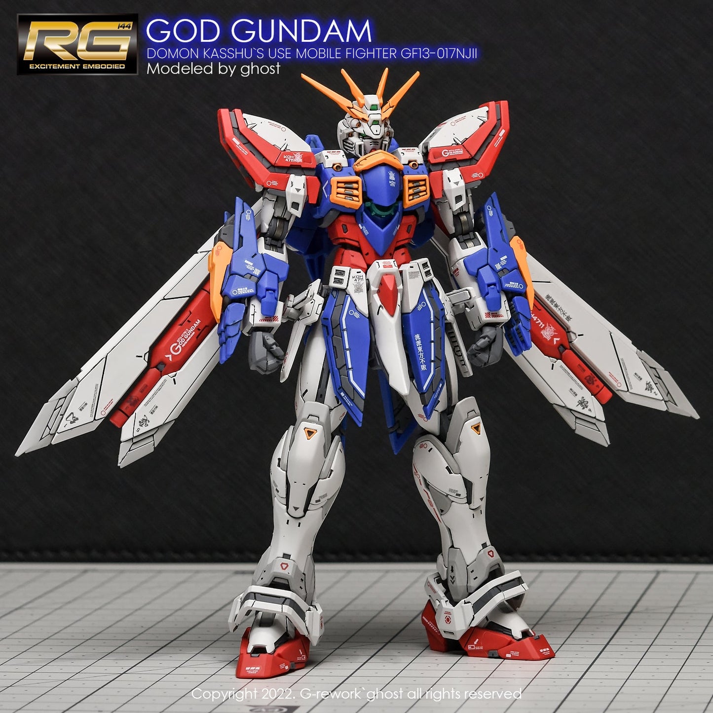 G-REWORK - [RG] GOD GUNDAM Water Decal