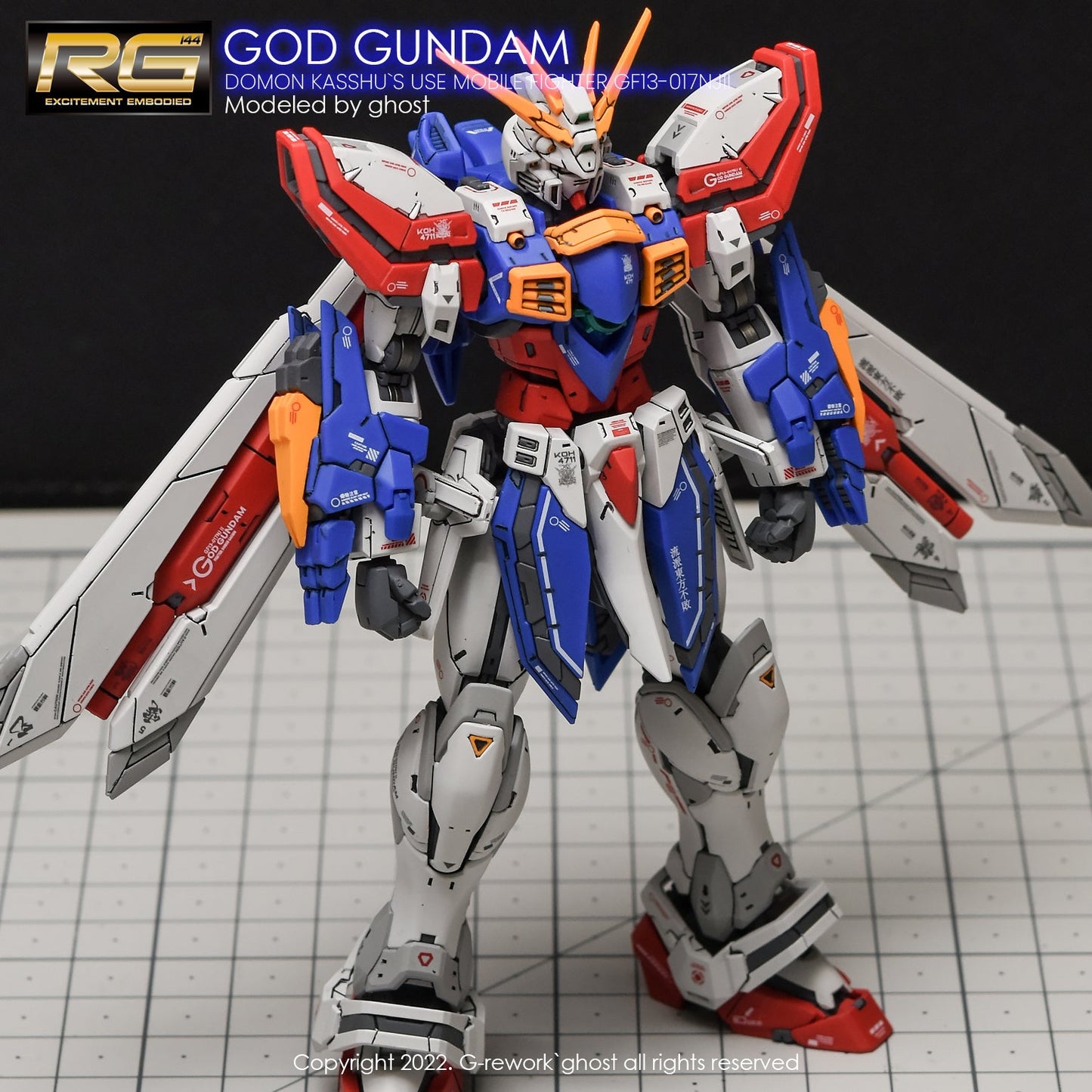 G-REWORK - [RG] GOD GUNDAM Water Decal