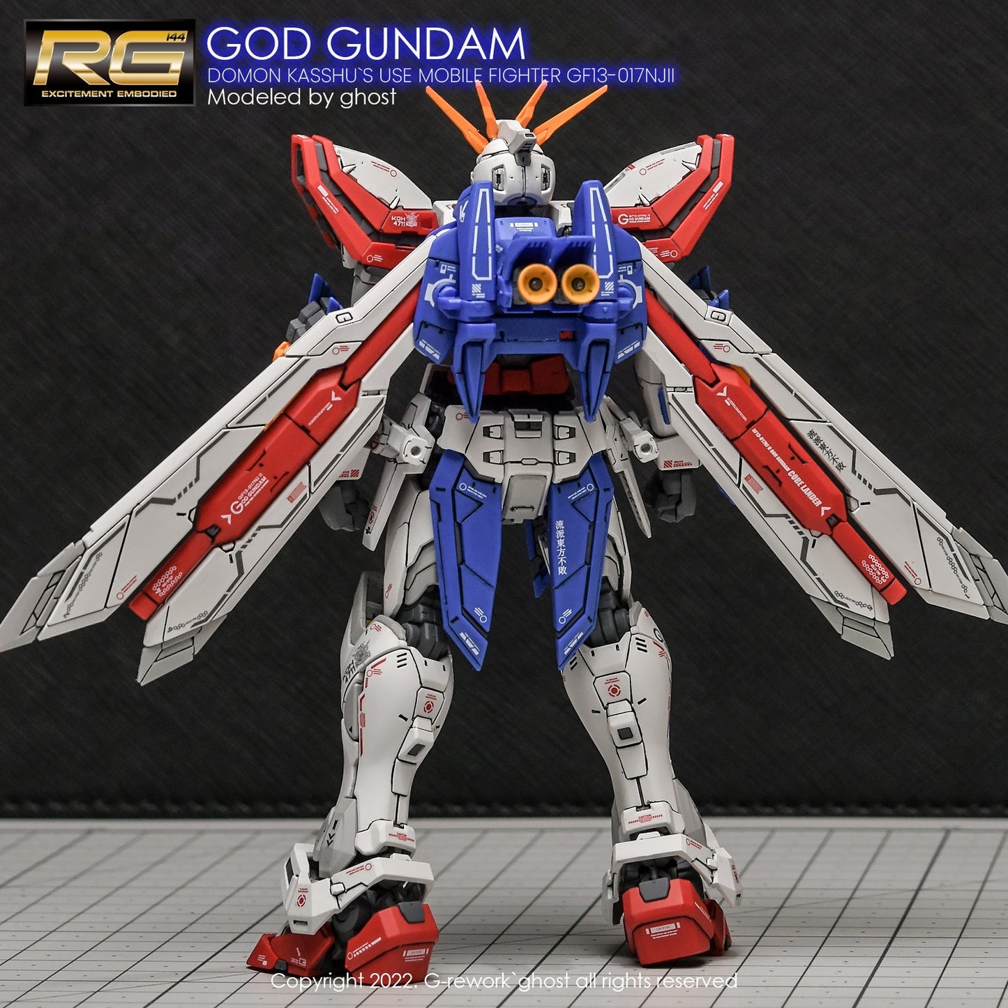 G-REWORK - [RG] GOD GUNDAM Water Decal