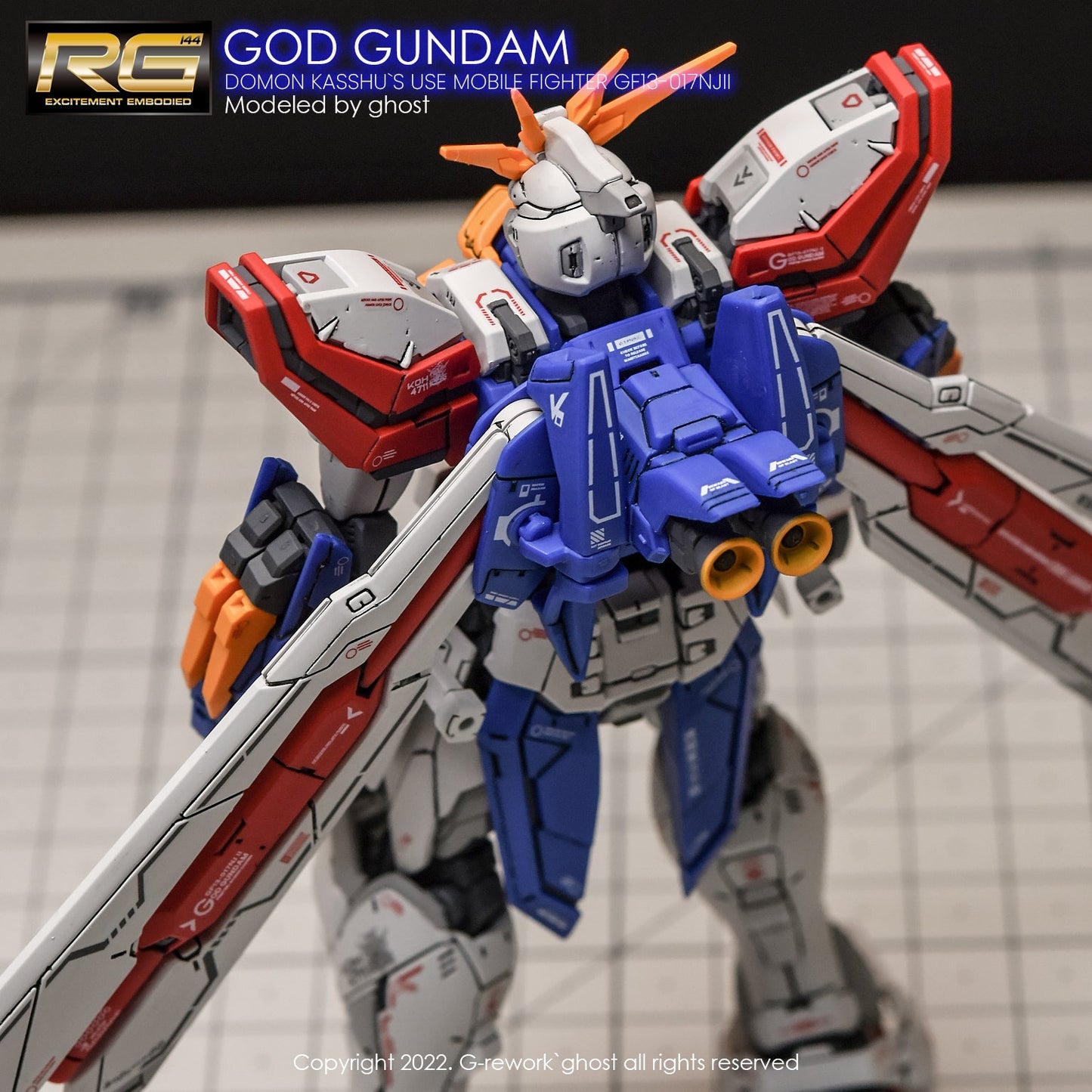 G-REWORK - [RG] GOD GUNDAM Water Decal