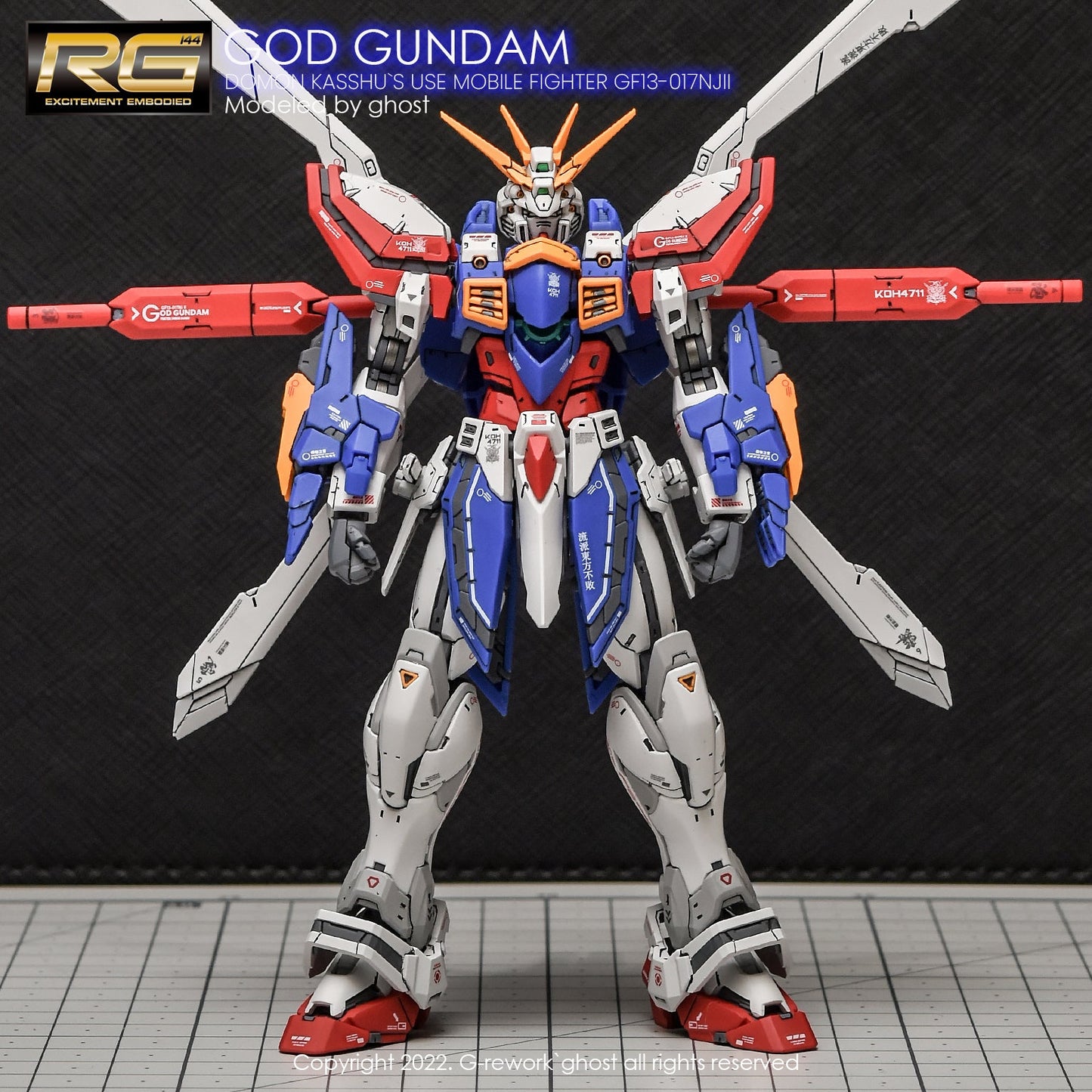 G-REWORK - [RG] GOD GUNDAM Water Decal