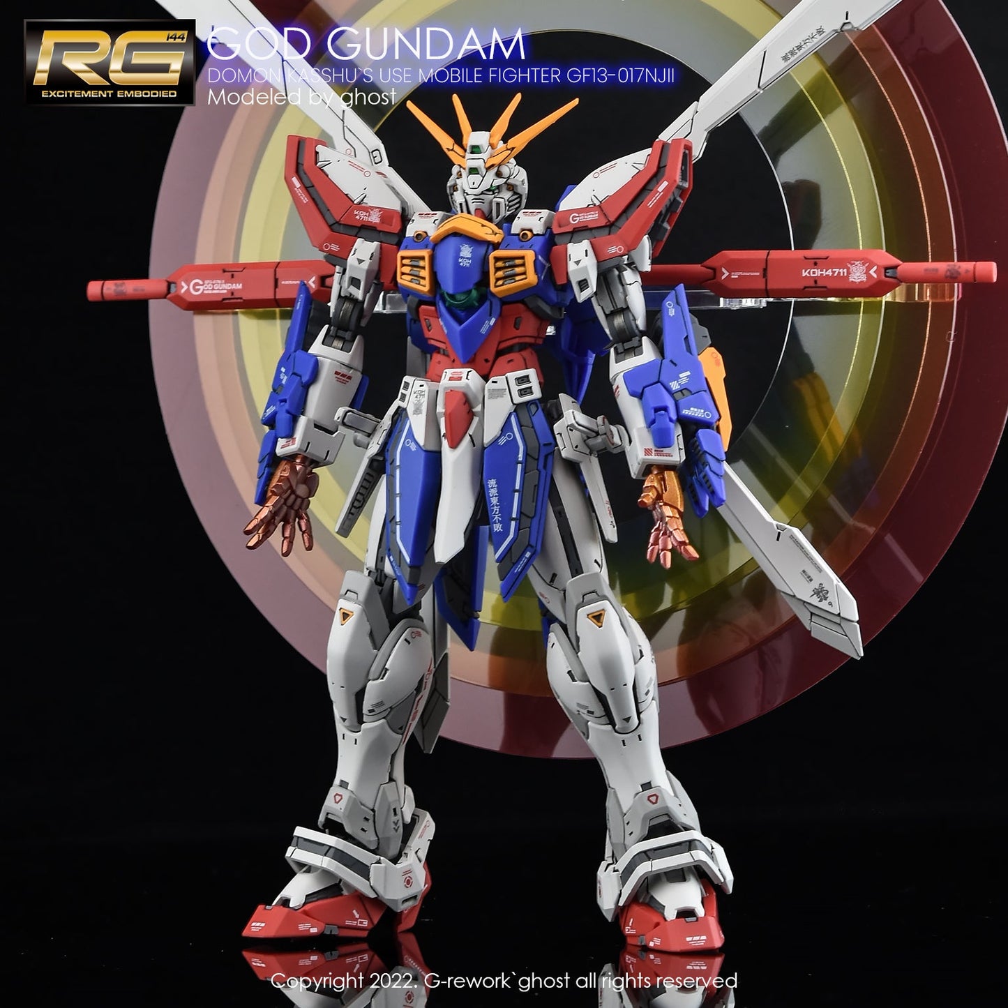 G-REWORK - [RG] GOD GUNDAM Water Decal
