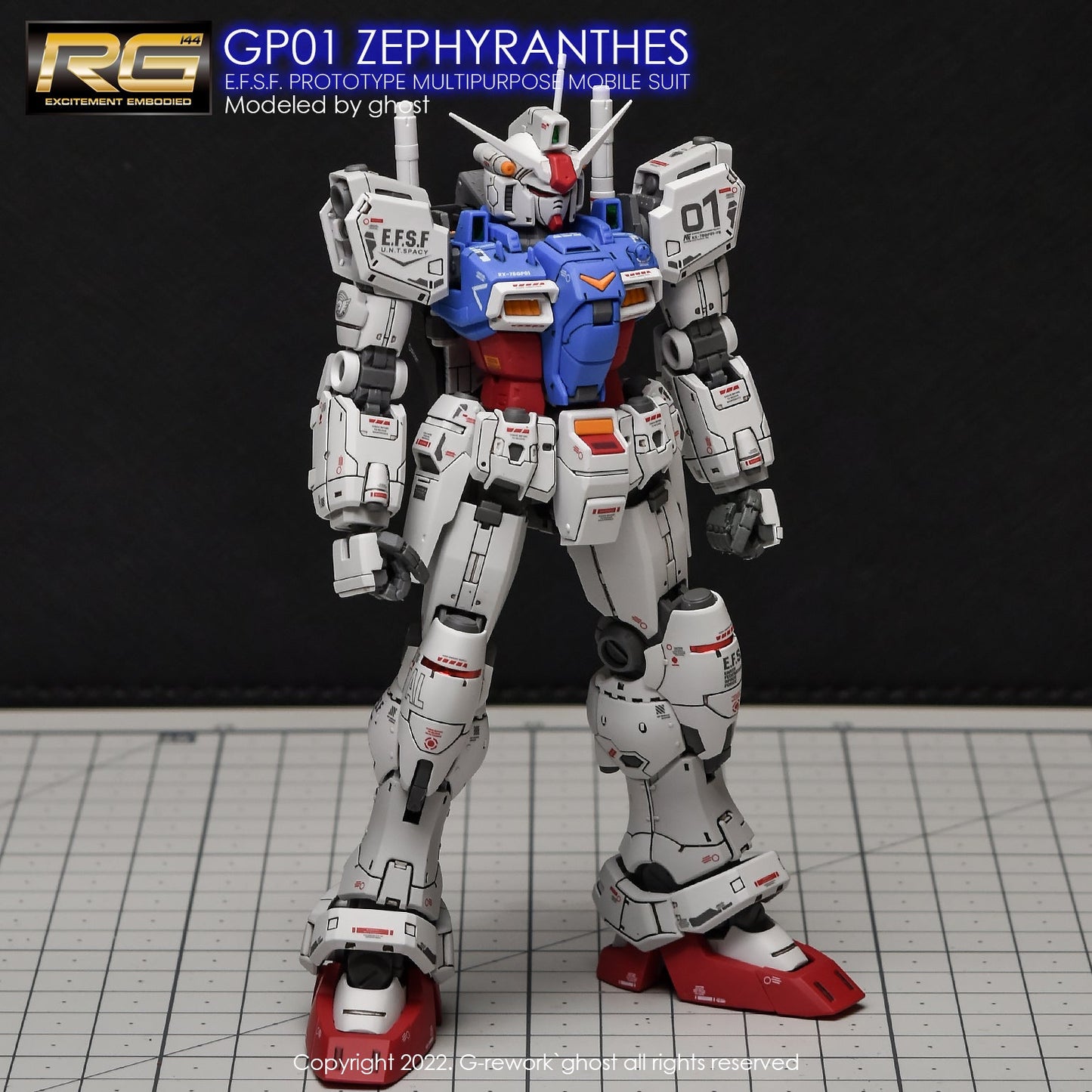 G-REWORK - [RG] GUNDAM GP01 ZEPHYRANTHES Water Decal