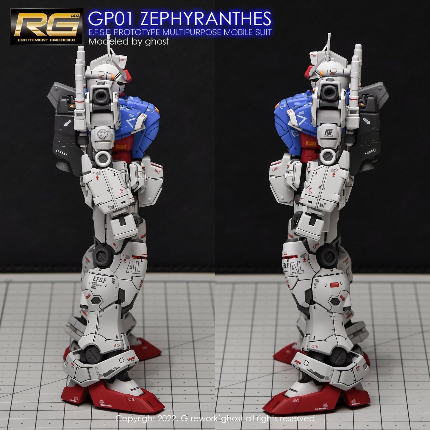 G-REWORK - [RG] GUNDAM GP01 ZEPHYRANTHES Water Decal