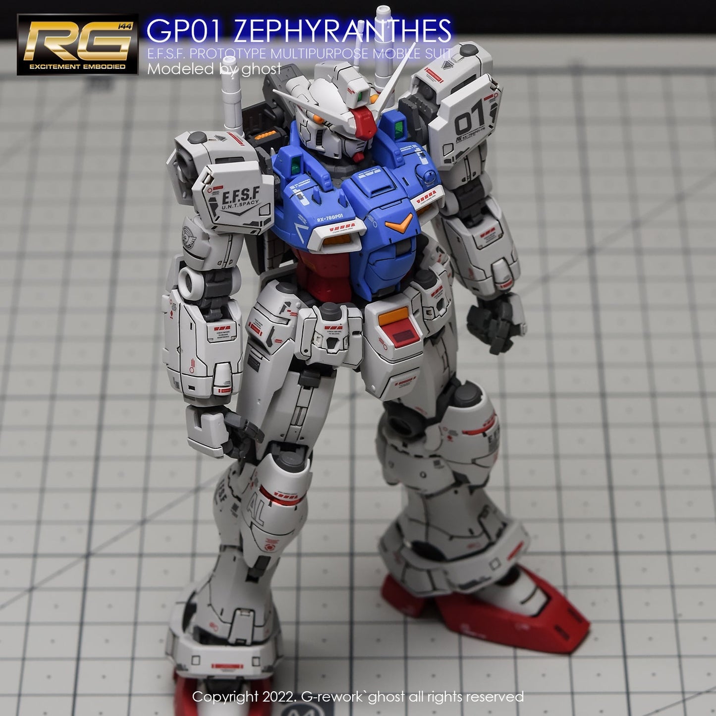 G-REWORK - [RG] GUNDAM GP01 ZEPHYRANTHES Water Decal