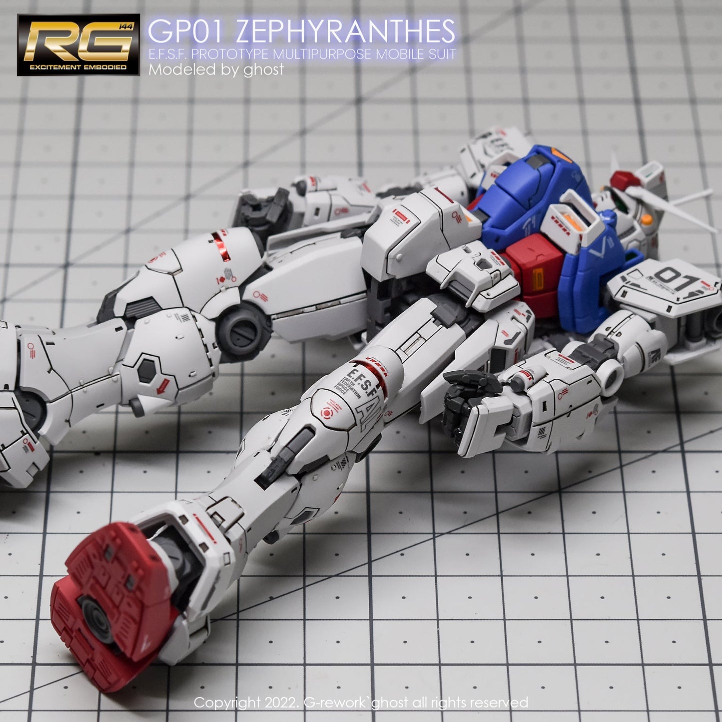 G-REWORK - [RG] GUNDAM GP01 ZEPHYRANTHES Water Decal