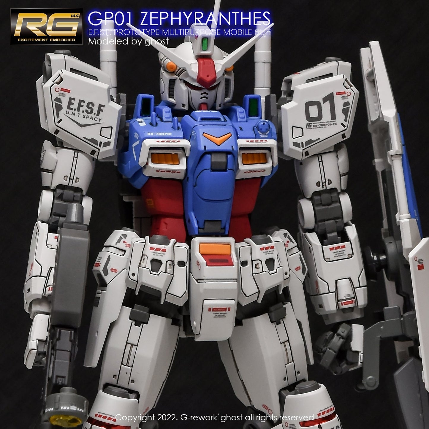 G-REWORK - [RG] GUNDAM GP01 ZEPHYRANTHES Water Decal