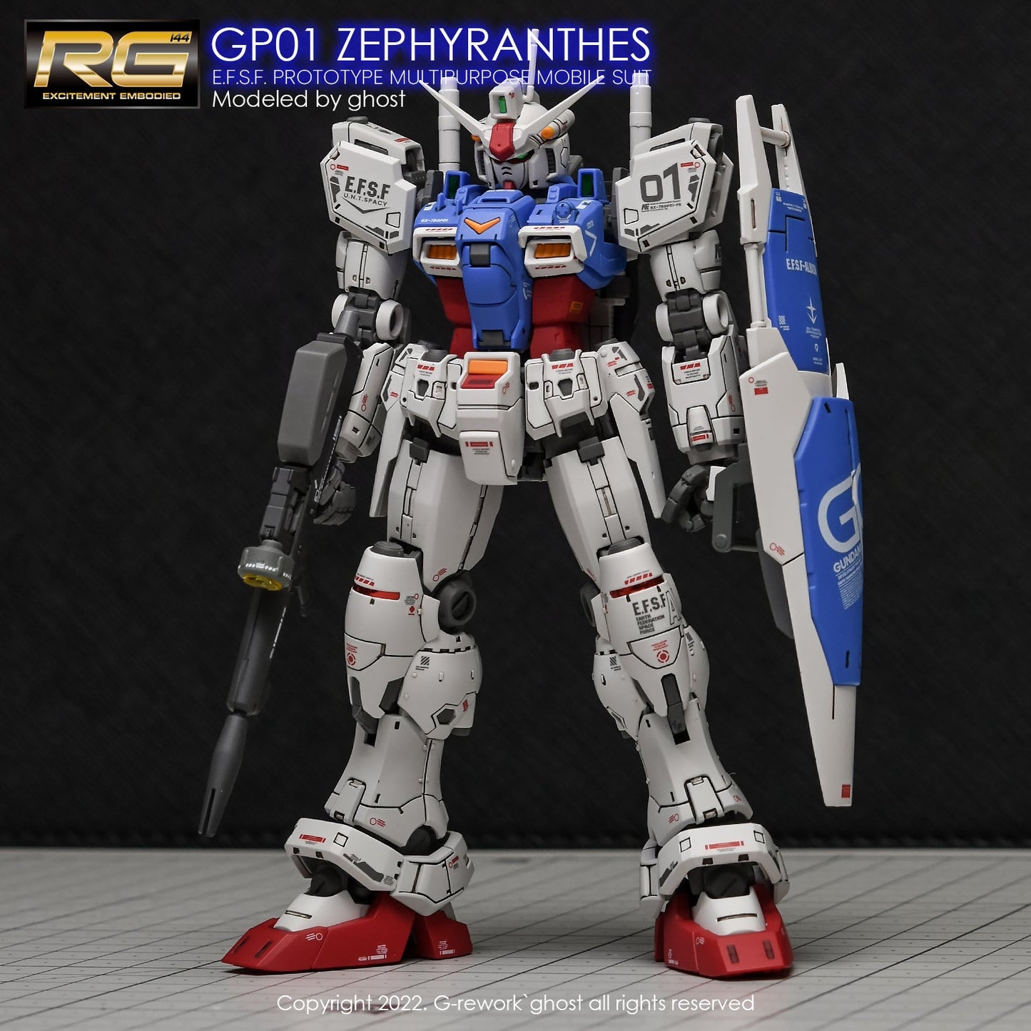G-REWORK - [RG] GUNDAM GP01 ZEPHYRANTHES Water Decal