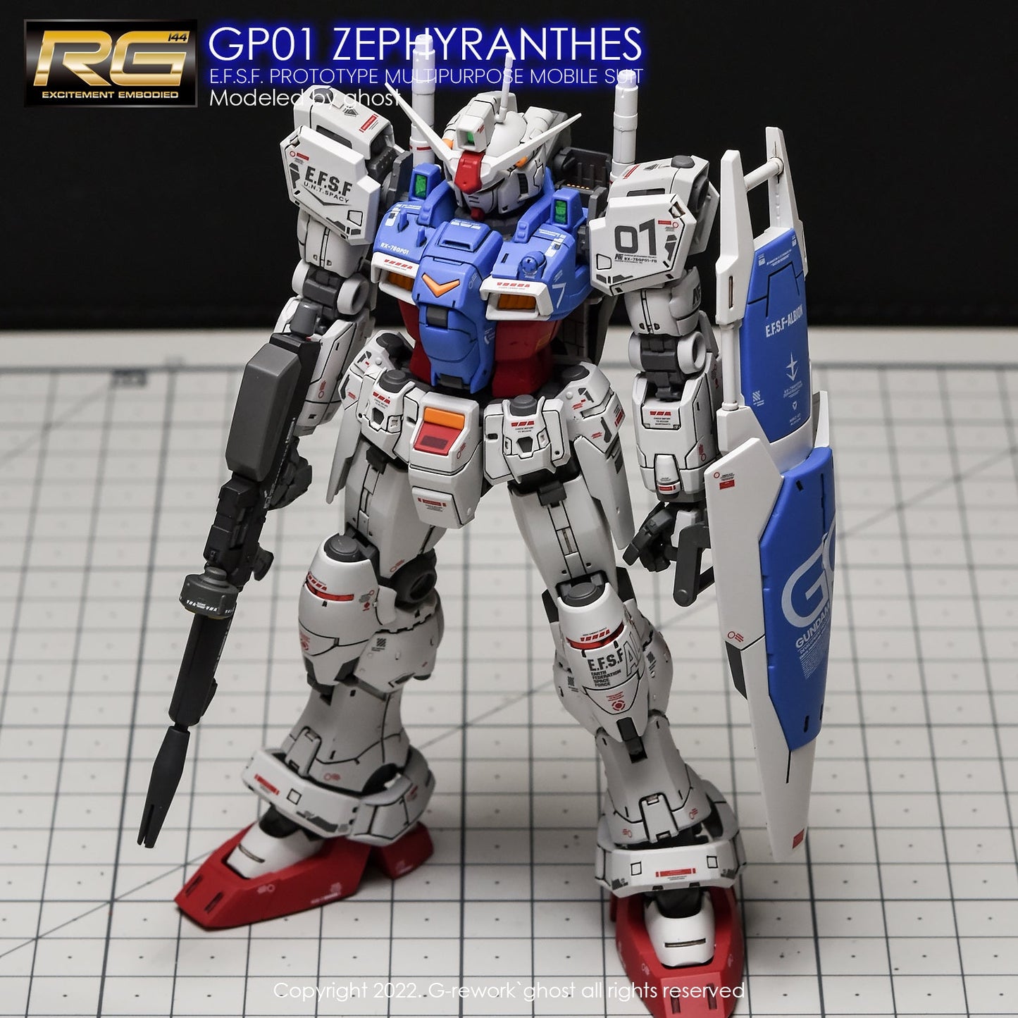 G-REWORK - [RG] GUNDAM GP01 ZEPHYRANTHES Water Decal